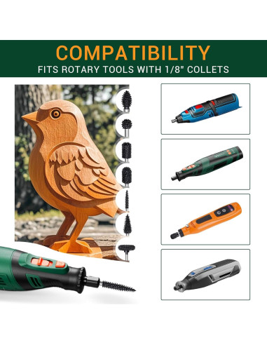 Punta de Burr Taper ToolTrek 5,58 cm Carburo de Tungsteno