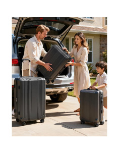 Conjunto de Equipaje Coolife 3 Piezas Maletas Duras 20/24/28" 2