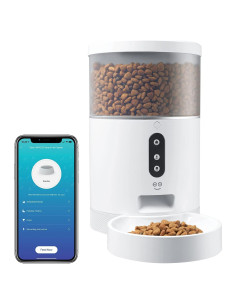 Alimentador Automático Geeni 4L para Perros y Gatos Wi-Fi