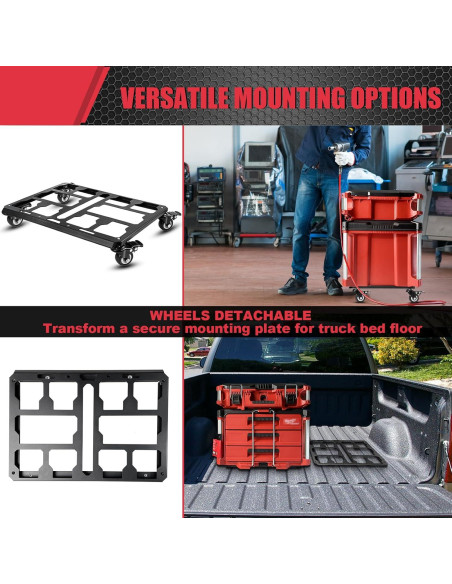 Carro de Herramientas BPOPO para Sistema Milwaukee PACKOUT