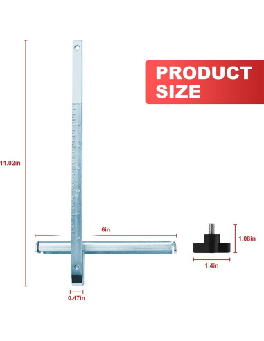 Guía de Corte Aulpq 49-22-1001 para Sierra Circular 18,42 cm