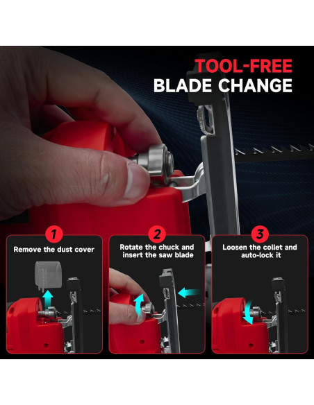 Sierra de calar inalámbrica Milwaukee 18V, corte 0-45