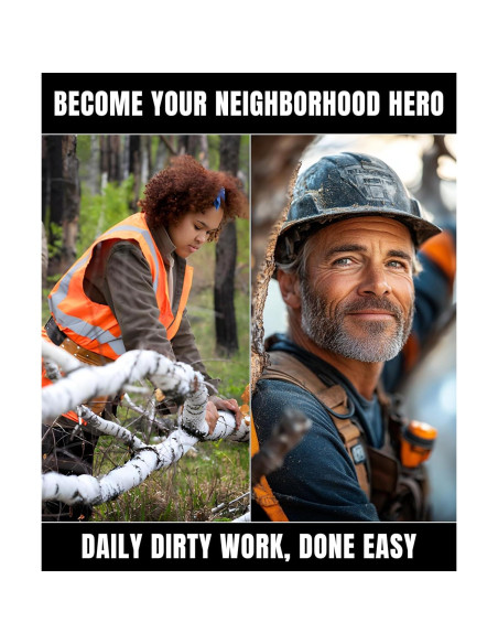 Motosierra Manual CAMPNDOOR 134,6 cm para Poda y Jardín