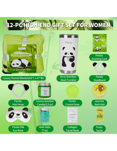 Cesta de Regalo Premium Obisesio con Manta y Vaso Aislante