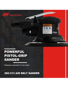 Lijadora Orbital Aleatoria Ingersoll Rand 300G 6" 10,000 RPM 2