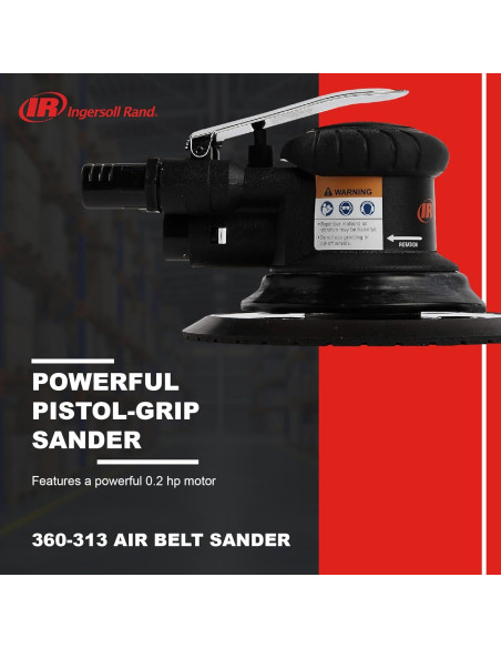 Lijadora Orbital Aleatoria Ingersoll Rand 300G 6" 10,000 RPM