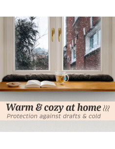 Detenedor de Corrientes Praknu 119 cm Gris - Bloqueador de Puertas 2