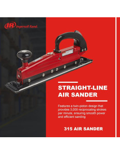 Lijadora de Aire Ingersoll Rand 315 Doble Pistón 3000 spm 2