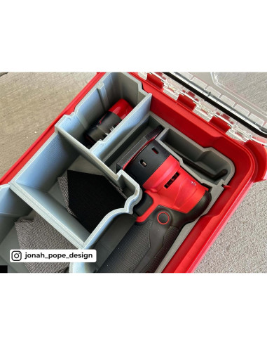Inserto 3D Jonah Pope para Lijadora M12 y Organizador Packout