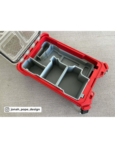 Inserto 3D Jonah Pope para Lijadora M12 y Organizador Packout