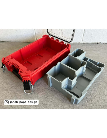 Inserto 3D Jonah Pope para Lijadora M12 y Organizador Packout