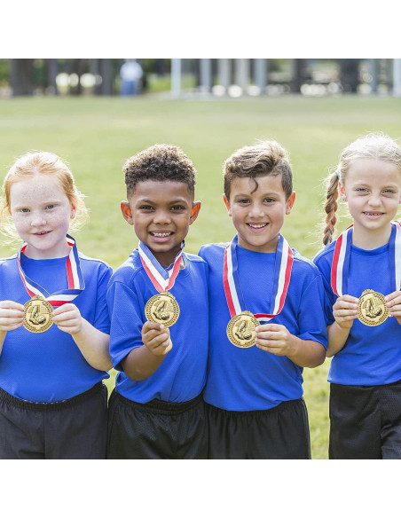 Paquete de 12 Medallas de Fútbol LZHZH para Niños 5 cm Paquete de 12 Medallas de Fútbol LZHZH para Niños 5 cm