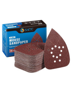Lijadora de Detalle S SATC 50 PCS Lijas 135x95mm 60-220 Granos