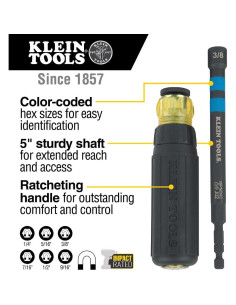 Juego de Destornilladores Klein 80182 Hex Magnético 8 Piezas 2
