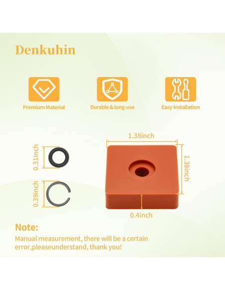 Anillo de Retención 3/8" Denkuhin con O-ring y Herramienta
