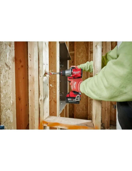Taladro de Percusión Inalámbrico Milwaukee M18 18V 1/2"