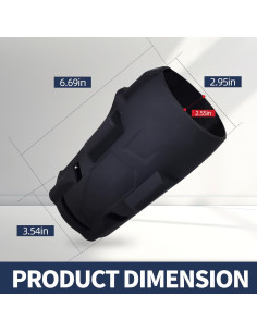 Bota Protectora Milwaukee M18 FUEL 1/2" Llave de Impacto 2