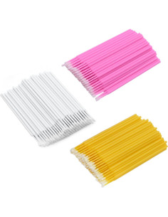 Pinceles de Retoque Automotriz Saihisday 1.2-2.5 mm 300 Pcs 2