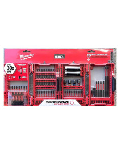 Juego de Puntas de Impacto Milwaukee 70 Piezas Acero