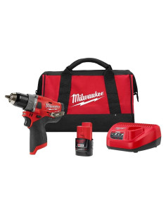 Taladro de Percusión Inalámbrico Milwaukee M12 FUEL 12V 2Ah