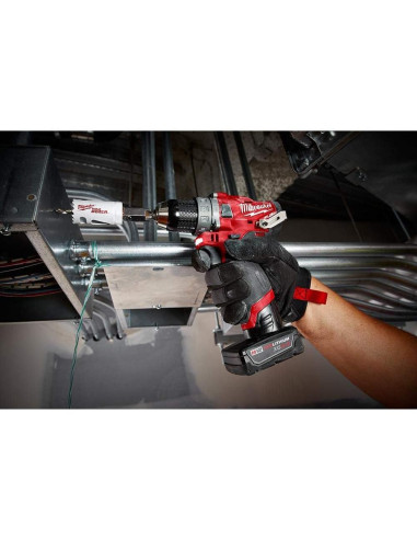 Taladro de Percusión Inalámbrico Milwaukee M12 FUEL 12V 2Ah