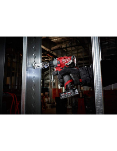 Taladro de Percusión Inalámbrico Milwaukee M12 FUEL 12V 2Ah