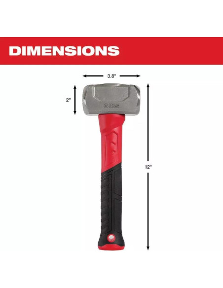 Martillo de Perforación Milwaukee 1,36 kg Doble Cara