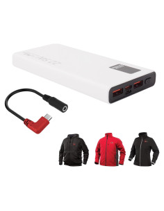 Batería calefaccionada 12V QC3.0 10000mAh para chaquetas