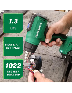 Pistola de Calor Inalámbrica Metabo HPT 18V Compacta 2