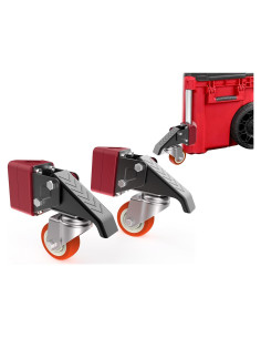 Kit de Ruedas Frontales Milwaukee Packout - Dolly 4 Ruedas