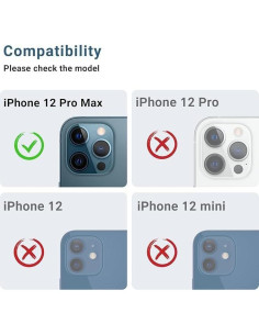 Protector de Lente de Cámara AFARER para iPhone 12 Pro Max - Oro 2