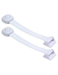 Cerradura de Inodoro Safety 1st OutSmart, Paquete de 2, Blanca