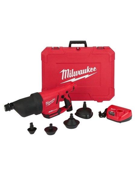 Pistola de Aire Milwaukee M12 AIRSNAKE para Drenajes