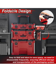 Soporte Plegable DNShorix para Caja de Herramientas 2,20 kg 2