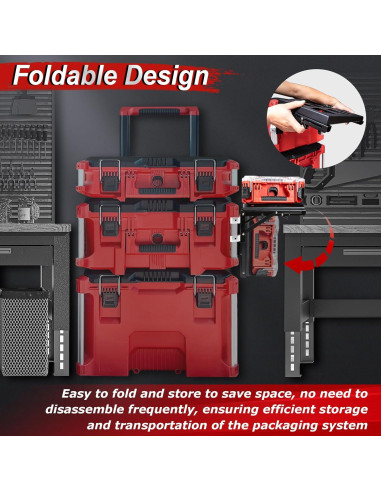 Soporte Plegable DNShorix para Caja de Herramientas 2,20 kg