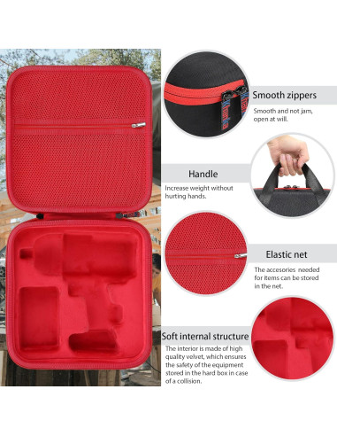 Funda Dura Khanka para Milwaukee 2767-20 M18 1/2" Impacto