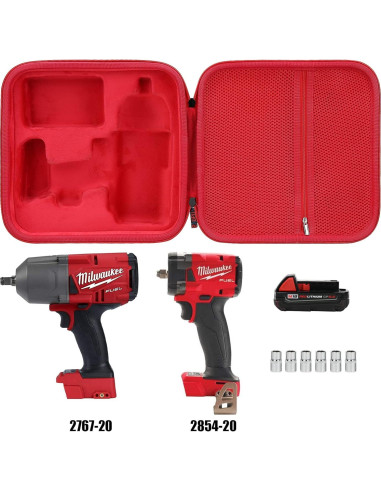 Funda Dura Khanka para Milwaukee 2767-20 M18 1/2" Impacto