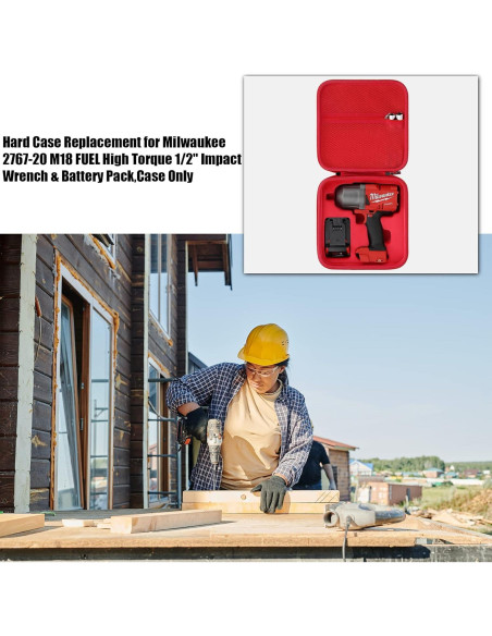 Funda Dura Khanka para Milwaukee 2767-20 M18 1/2" Impacto