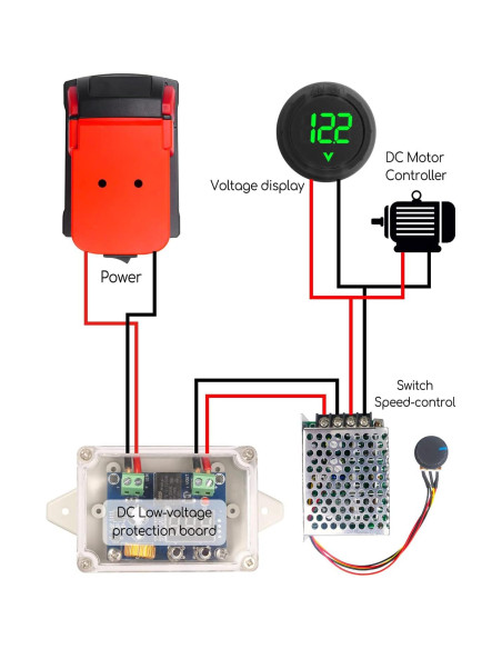 Adaptador de Batería Milwaukee M18 18V para Coche RC