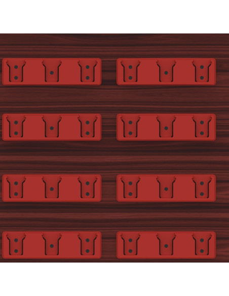 Soporte de Batería Milwaukee 18V SZWJT-LV 4 Piezas Rojo Soporte de Batería Milwaukee 18V SZWJT-LV 4 Piezas Rojo