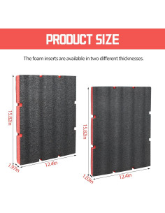 Inserciones de Espuma Shinelan para Cajones Packout 2 Piezas 2