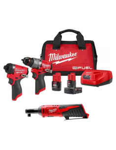 Taladro Percusión Milwaukee M12 FUEL 12V + Destornillador