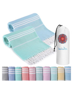 2 Toallas de Playa Antfuny Secado Rápido Libre de Arena 182x91cm