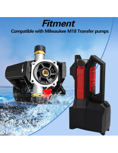 Kit Impulsor Neopreno RUHUALIFE Compatible Bombas Milwaukee M18