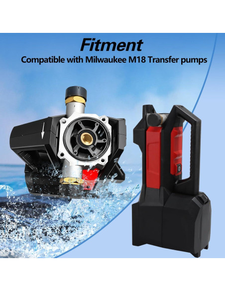 Kit Impulsor Neopreno RUHUALIFE Compatible Bombas Milwaukee M18