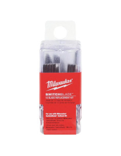 Cuchillas de Reemplazo Milwaukee SwitchBlade 10 Piezas 3.81 cm