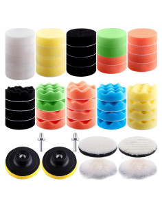 Kit de Pulido SIQUK 48 Piezas 7,62 cm Accesorios para Taladro