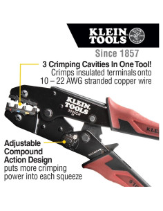 Klein Tools Kit Crimpadora y Pelacables 2 Piezas 2