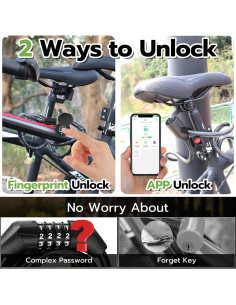 Candado Biométrico Eseesmart 1.5M con Huella Dactilar 2