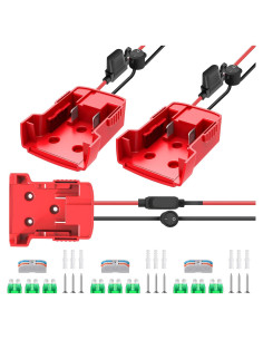 3 Adaptadores de Batería Power Wheel Milwaukee M18 18V